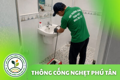 Thông Cống Nghẹt Phú Tân | Làm Sạch Cặn Dầu Mỡ