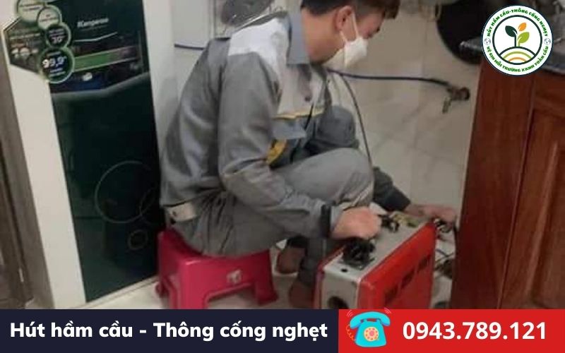 Thông cống nghẹt huyện Gò Quao