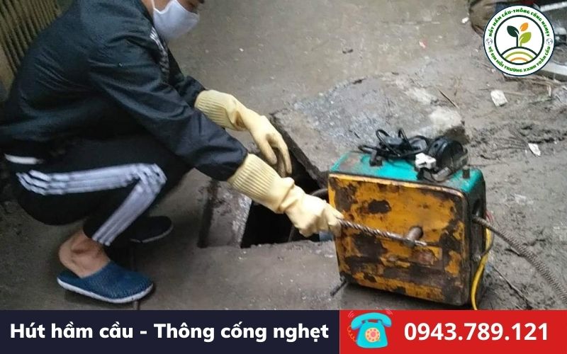 Thông cống nghẹt huyện Gò Quao