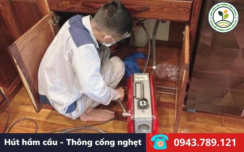 Thông cống nghẹt huyện An Minh