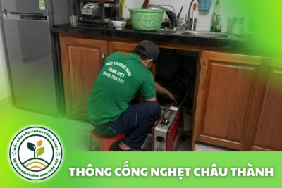 Thông Cống Nghẹt Châu Thành, Kiên Giang | Xử Lý Bùn Và Nước Trào