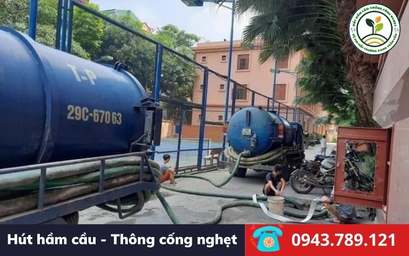 Hút hầm cầu huyện Tân Phú Đông