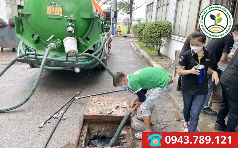 Thông cống nghẹt huyện Cần Đước