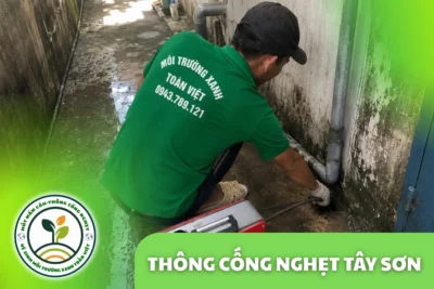 Thông Cống Nghẹt Tây Sơn | Làm Sạch Cặn Dầu Mỡ