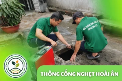 Thông Cống Nghẹt Hoài Ân, Bình Định | Làm Sạch Cặn Dầu Mỡ