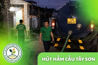 Hút Hầm Cầu Tây Sơn [Bình Định] - Phục vụ liên tục 24/7