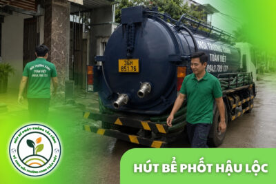 Hút Bể Phốt Tại Hậu Lộc 24/7, Xe Vào Được Ngõ Nhỏ 1 Mét
