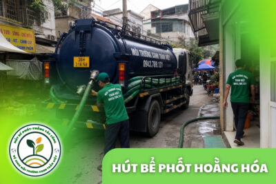 Hút Bể Phốt Tại Hoằng Hóa, Xe Tới Trong 45 Phút, 24/7