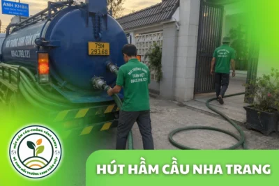 Hút Hầm Cầu Nha Trang, Tính theo m³, Đến Nơi 30 Phút