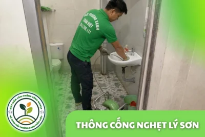 Thông Cống Nghẹt Lý Sơn | Làm Sạch Cặn Dầu Mỡ