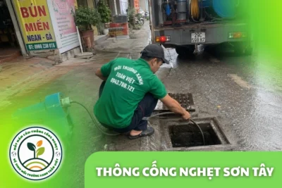 Thông Cống Nghẹt Sơn Tây, Quảng Ngãi | Xử Lý Bùn Và Nước Trào
