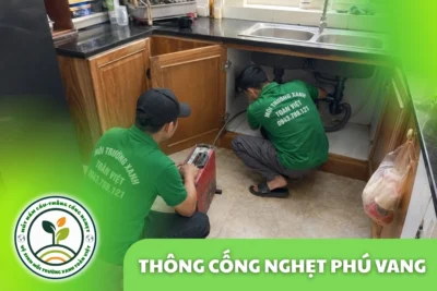 Thông Cống Nghẹt Phú Vang | Xử Lý Bùn Và Nước Trào