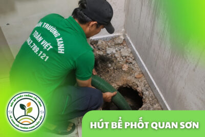 Hút Bể Phốt Tại Quan Sơn, Đặt Trước 1 Ngày Là Có Xe