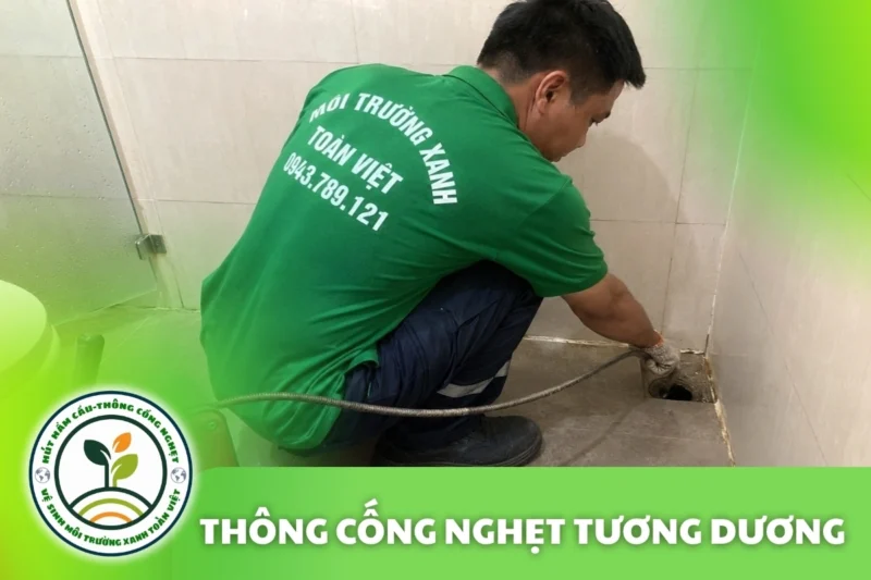 Thông Cống Nghẹt Tương Dương, Nghệ An | Xử Lý Bùn Và Nước Trào