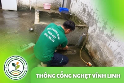 Thông Cống Nghẹt Vĩnh Linh | Xử Lý Bùn Và Nước Trào