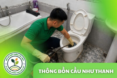 Thông Tắc Bồn Cầu Tại Như Thanh 24/7, Không Đục Phá Nền
