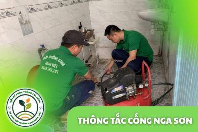 Thông Tắc Cống Tại Nga Sơn 24/7, Xử Lý Trong 90 Phút