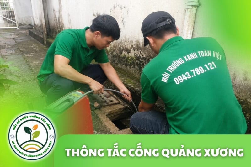 Thông Tắc Cống Tại Quảng Xương 24/7, Nhận Ca Gấp Trong Ngày