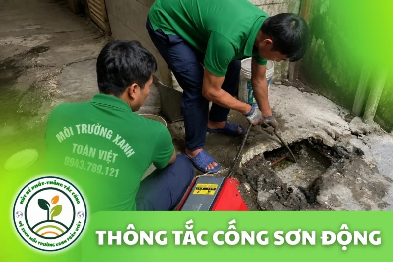 Thông Tắc Cống Sơn Động Bắc Giang – Phục Vụ Tận Các Xã Vùng Xa