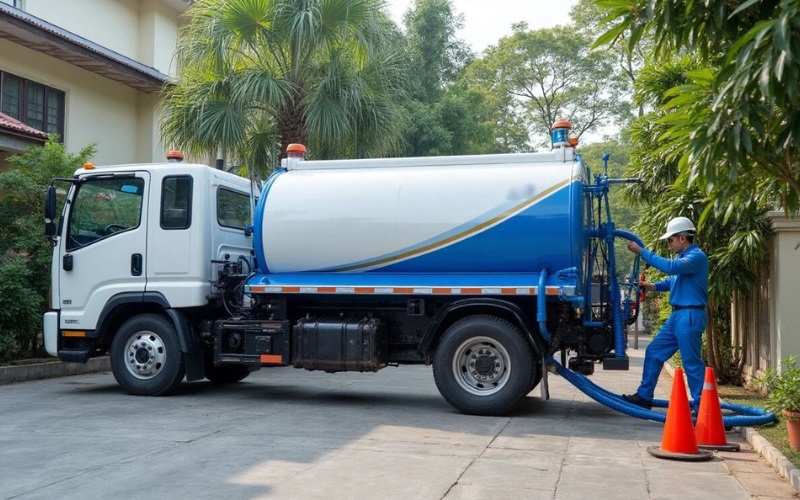 Dịch vụ hút hầm cầu Thủ Dầu Một xử lý triệt để, gọn gàng 8 hut ham cau thu dau mot 3