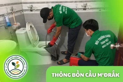 Thông Bồn Cầu M'Đrắk 24/7 | Kiểm Tra Xả Yếu, Trào Ngược