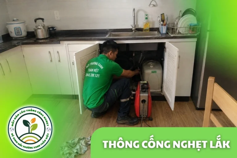Thông Cống Nghẹt Lắk | Xử Lý Bùn Và Nước Trào