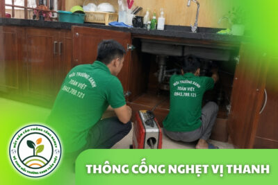 Thông Cống Nghẹt Vị Thanh | Xử Lý Bùn Và Nước Trào
