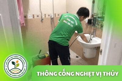 Thông Cống Nghẹt Vị Thủy | Xử Lý Bùn Và Nước Trào