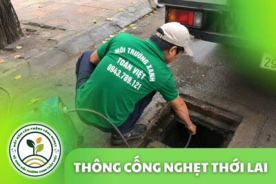 Thông Cống Nghẹt Thới Lai | Xử Lý Bùn Và Nước Trào