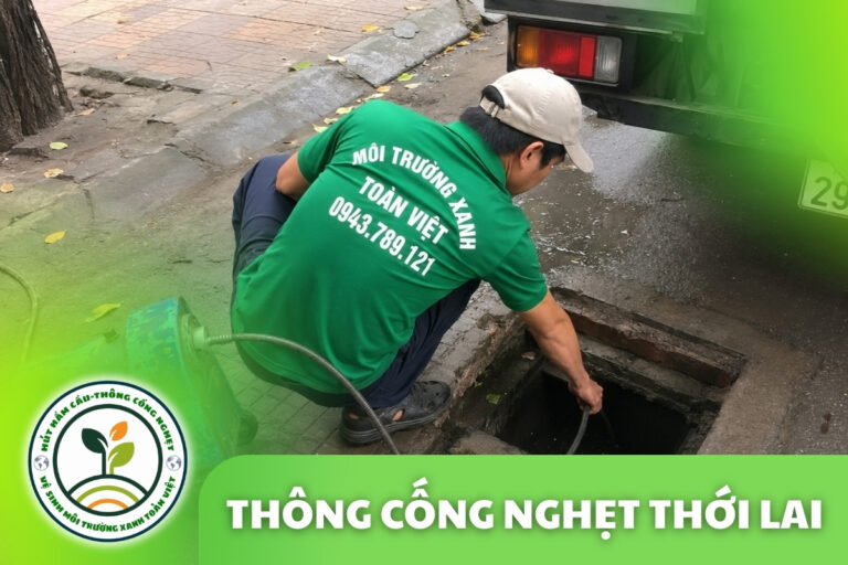 Thông Cống Nghẹt Thới Lai | Xử Lý Bùn Và Nước Trào