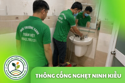 Thông Cống Nghẹt Ninh Kiều | Xử Lý Bùn Và Nước Trào
