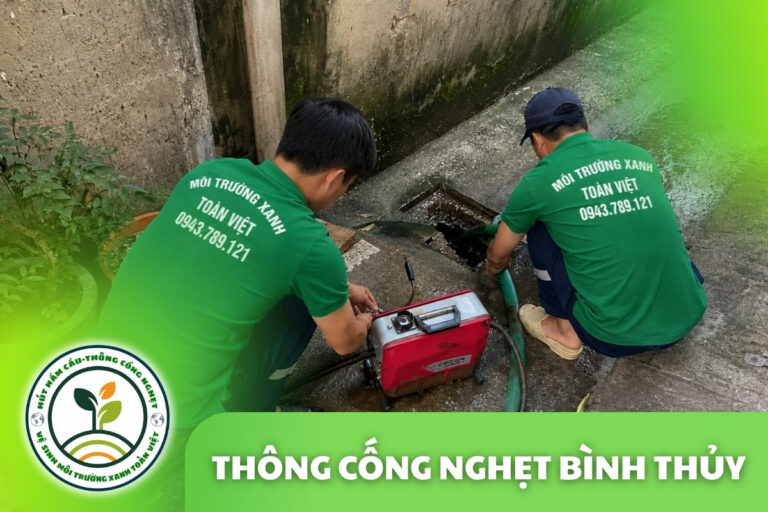 Thông Cống Nghẹt Bình Thủy | Xử Lý Bùn Và Nước Trào