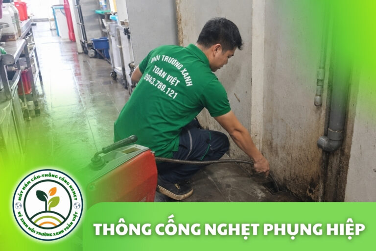 Thông Cống Nghẹt Phụng Hiệp | Xử Lý Bùn Và Nước Trào