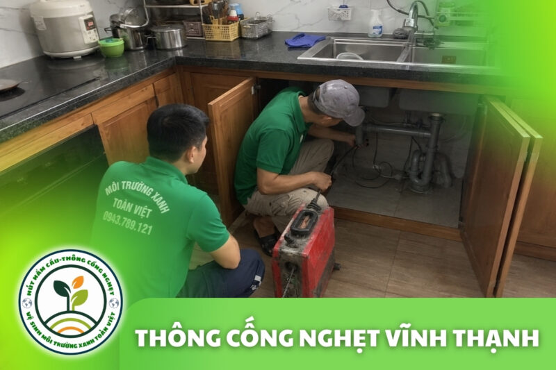 Thông Cống Nghẹt Vĩnh Thạnh | Xử Lý Bùn Và Nước Trào