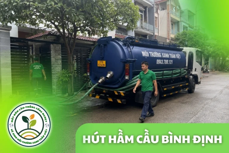 Hút Hầm Cầu Bình Định Cho Nhà Dân, Khu Trọ, Nhà Hàng