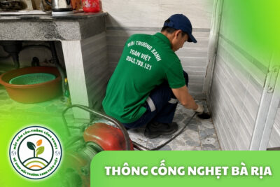 Thông Cống Nghẹt Bà Rịa | Xử Lý Bùn Và Nước Trào