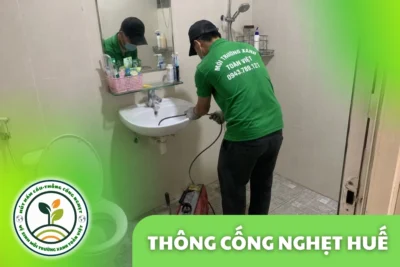Thông Cống Nghẹt Huế | Xử Lý Bùn Và Nước Trào
