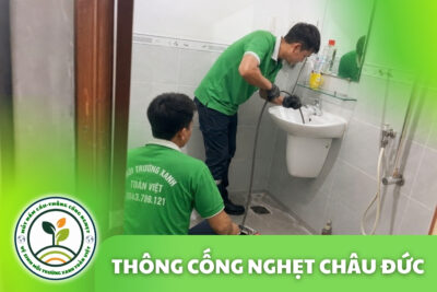 Thông Cống Nghẹt Châu Đức | Xử Lý Bùn Và Nước Trào