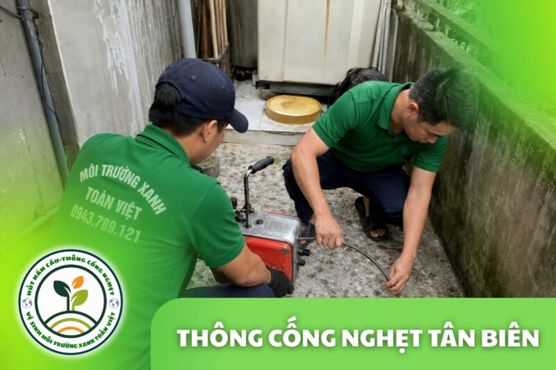 Thông Cống Nghẹt Tân Biên | Xử Lý Bùn Và Nước Trào