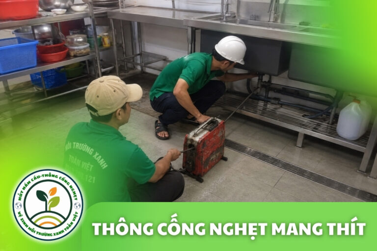 Thông Cống Nghẹt Mang Thít | Làm Sạch Cặn Dầu Mỡ