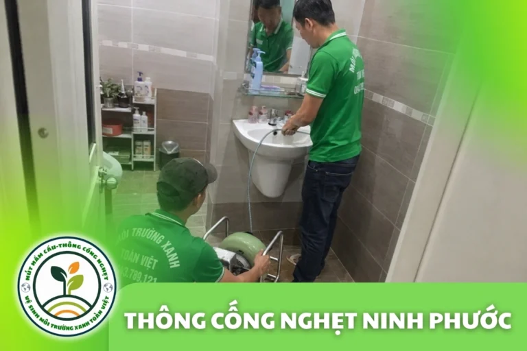 Thông Cống Nghẹt Ninh Phước | Xử Lý Bùn Và Nước Trào