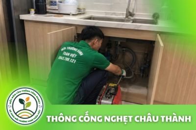 Thông Cống Nghẹt Châu Thành, Hậu Giang | Xử Lý Bùn Và Nước Trào