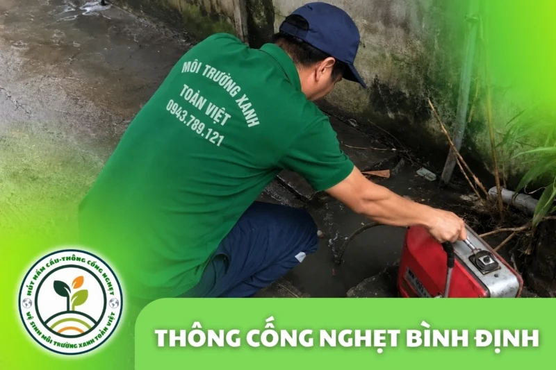 Thông Cống Nghẹt Bình Định | Xử Lý Bùn Và Nước Trào