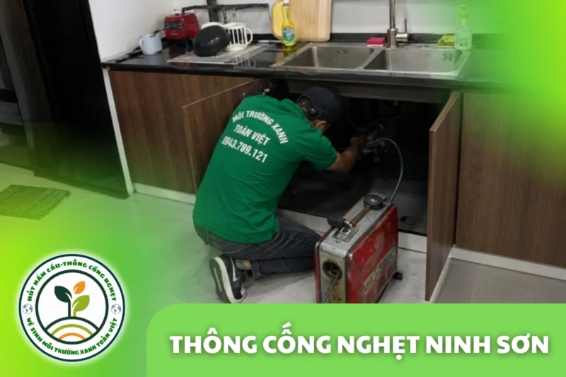 Thông Cống Nghẹt Ninh Sơn | Xử Lý Bùn Và Nước Trào