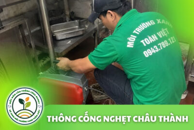 Thông Cống Nghẹt Châu Thành Trà Vinh | Xử Lý Bùn Và Nước Trào