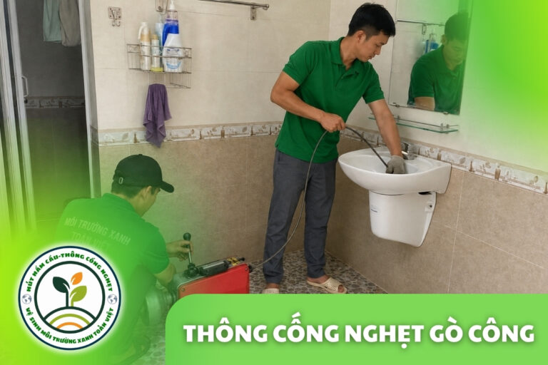 Thông Cống Nghẹt Gò Công | Xử Lý Bùn Và Nước Trào