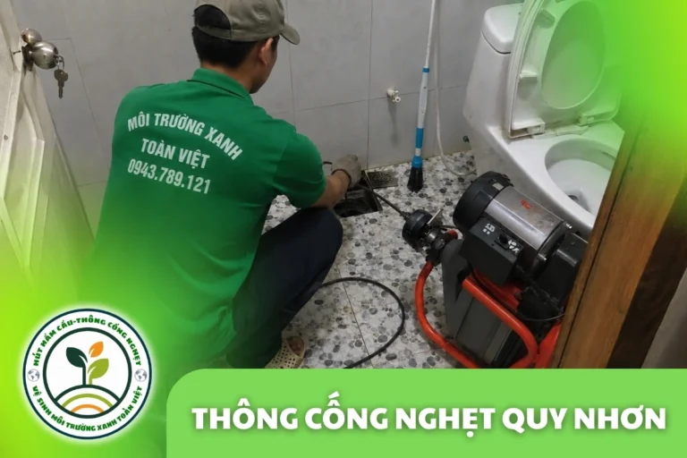 Thông Cống Nghẹt Quy Nhơn | Làm Sạch Cặn Dầu Mỡ