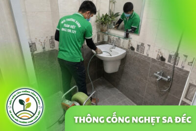 Thông Cống Nghẹt Sa Đéc | Xử Lý Bùn Và Nước Trào