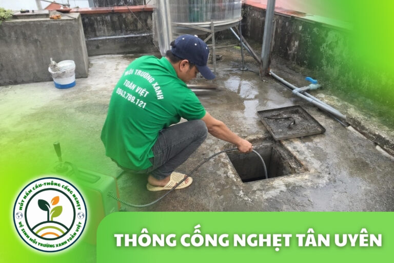 Thông Cống Nghẹt Tân Uyên | Xử Lý Bùn Và Nước Trào