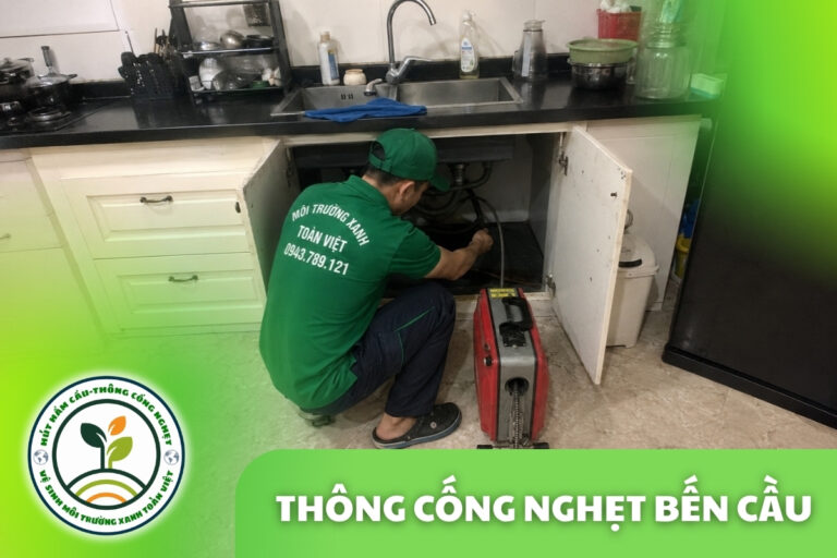Thông Cống Nghẹt Bến Cầu | Xử Lý Bùn Và Nước Trào